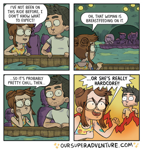 oursuperadventure:   Another comic about our day at Disneyland!  From my new book OUR SUPER AMERICAN ADVENTURE that you can preorder right now from http://sarahgraley.bigcartel.com/product/our-super-american-adventure-preorder-free-patch   