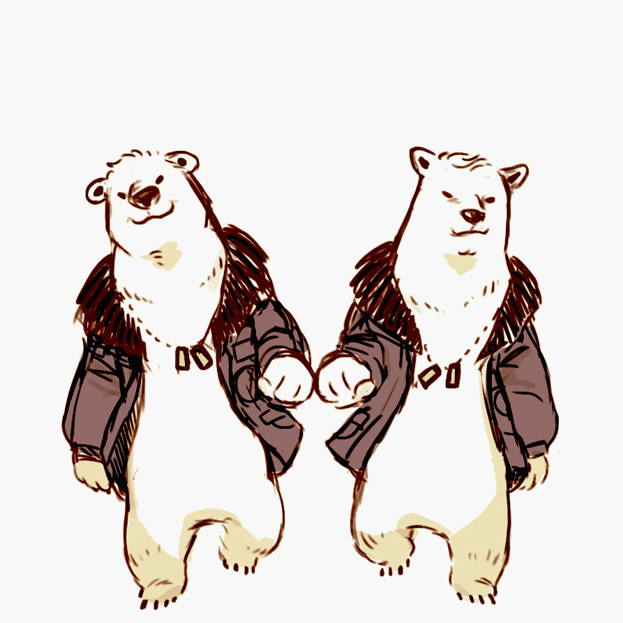 thekinghasdogears:  The Becket bears 