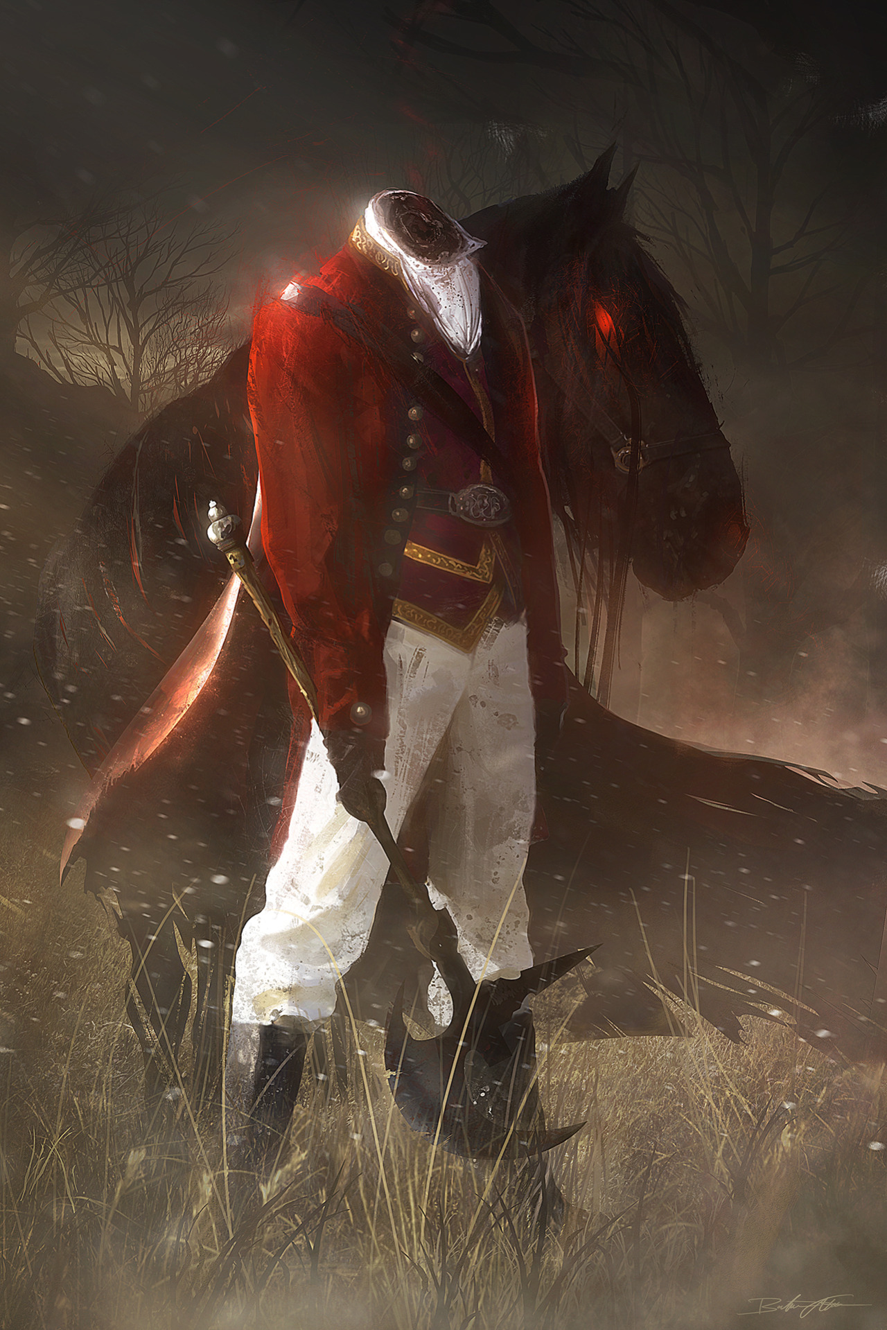 deliriosdefrikeza:  &ldquo; The Horseman was a Hessian mercenary, sent to our