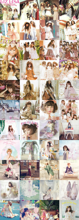  ♡  Liz Lisa Catalog Archive♡➜ I’ve been working on scanning my Liz Lisa (+sister brands) catalogs