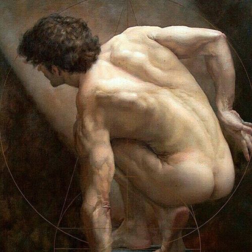 gaybreal56:  antonio-m:  Shane Wolf. American contemporary painter.. Artist is also the model.   Stunningly   Beautiful   Gay   Male   Nude   Artwork  !