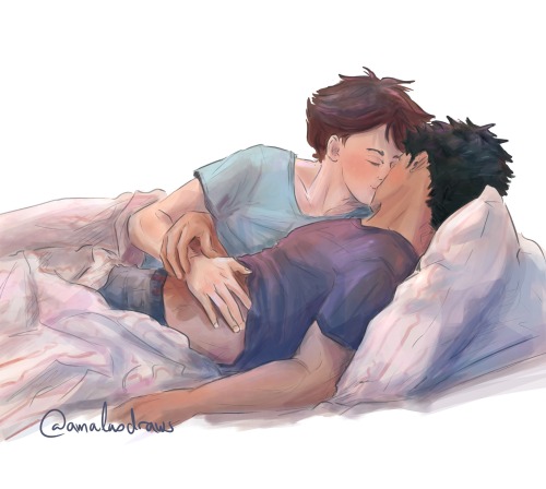 amalasdraws:Happy Birthday @moamiSoft and sweet Iwaoi for you!Oh Amalas, thank you so much. Loving t