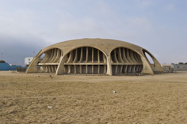 n-architektur:  Abandoned Theatre in Namibe, Angola Photographed by Alfred Weidinger