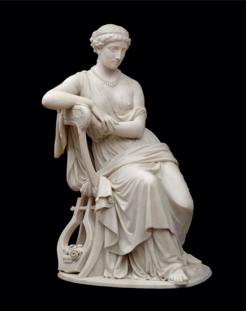 life-imitates-art-far-more: William Wetmore Story (1819-1895) “Sappho” (1883) Marble Sap