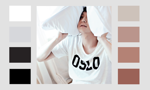 parkyooch:  yoochun; singles color palette 
