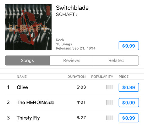 These are the Buck-Tick side/solo projects I found available on an iTunes international store. So mu