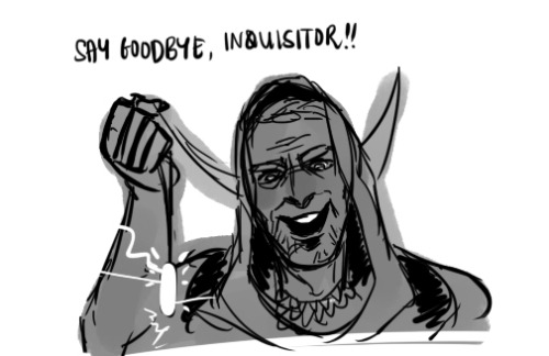 barelysirius: I realize now that Aveline couldn’t be in Inquisition because the breach would h