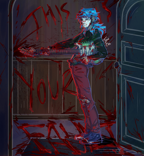 TW! Blood, Sally Face Episode 4 Spoilers (slide2) !!