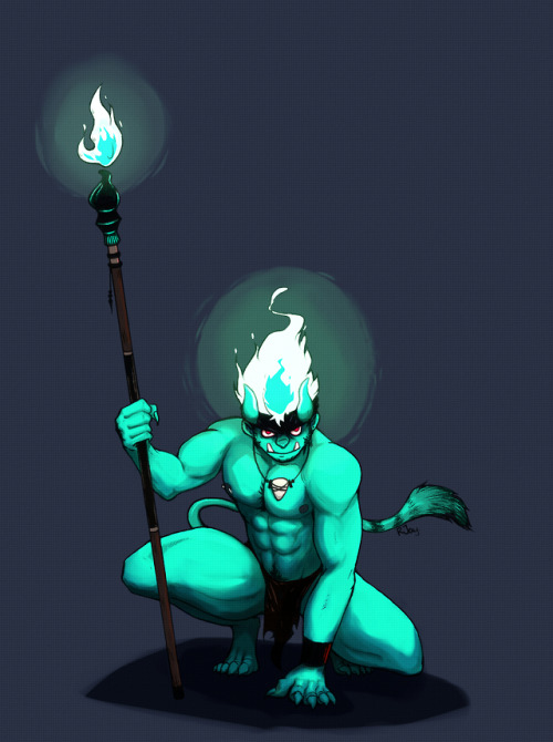 Color Practice-lantern Demon.;'3 