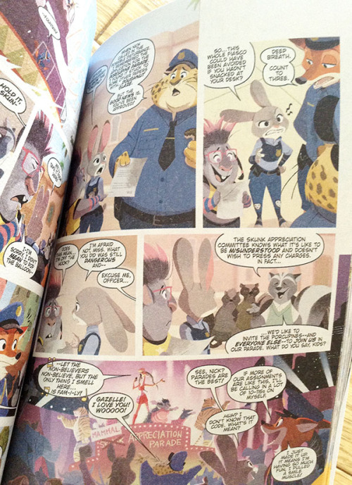 Zootopia Graphic Novel was finally released! I did interior art of the six short comics in this book