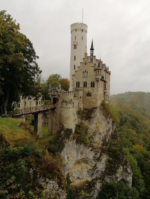 A privately-owned Lichtenstein Castle, located in the Swabian Jura, Germany.