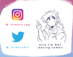 I dont really plan on leaving or stop posting, anyway here are some links for those who asked in case any of us get deleted for whatever reason (hopefully not lol)!   ✌️  other sites I’m on: