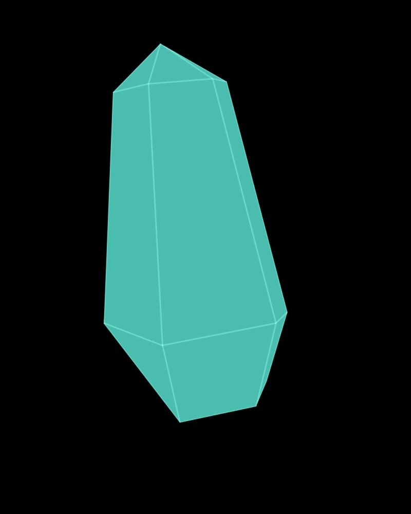 drawingden: quaenam:  Crystal Tutorial (SAI v2) Outline the shape of the crystal