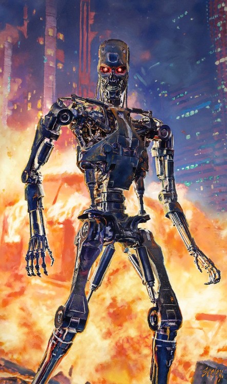 translucentmind:Terminator T1, The Future is Not Set // Dave Seeley