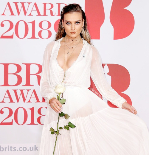 glorymix:Perrie Edwards at the Brit Awards 2018