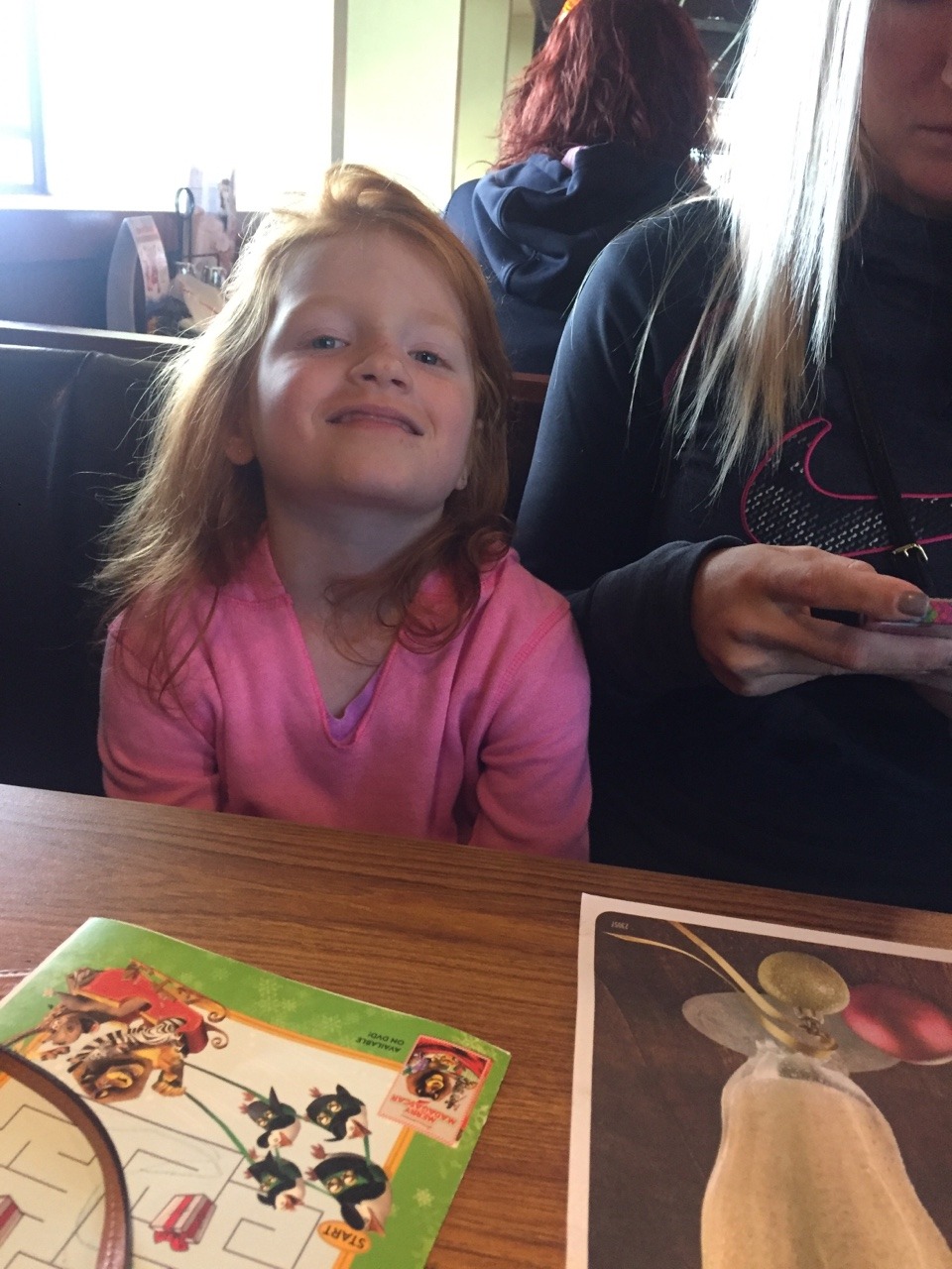 Dennys with the wife and kids