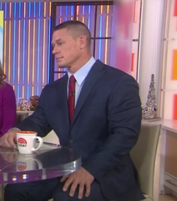 wonderlandmama:  fightbro:  mannixxbella:  Let us all admire John Cena’s face while Donald Trump was talking today on the Today Show.  Cena 2016  @lemon-milkshake 