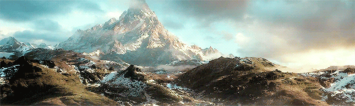 oakenbaggins: hobbit gif battle vs arkenburglarround one: scenery porn