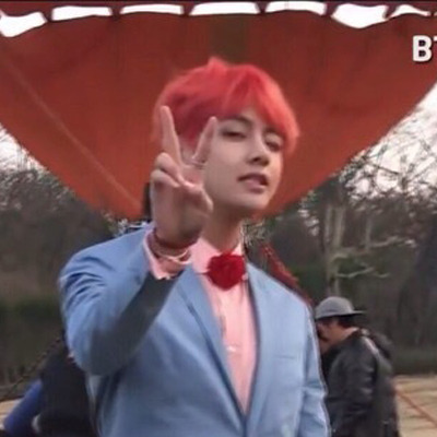 picture Photoshoot Bts V Red Hair taehyung red hair on tumblr
