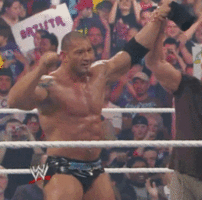 proudbulge:Batista and his crotch grab.