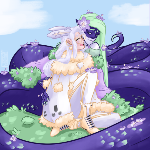  No thoughts…only poodle moth & flower snake boyfriends~ 