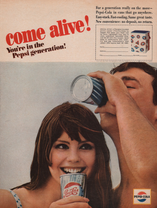 Pepsi Ads From The 60's