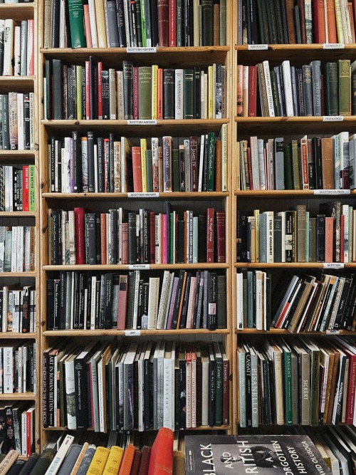 One of many amazing bookshops we came across whilst on our trip to Scotland, great selection of high