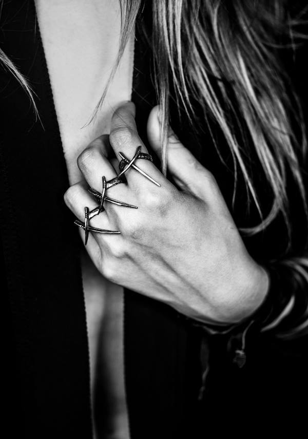 hellyeahsio:  ovate x joanna szkiela dwo scythe ring photo: jean-françois briere
