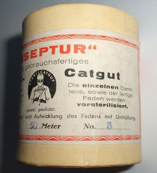 “Aseptur” sterile catgutCompletely ready for use. Manufactured using a special method, b