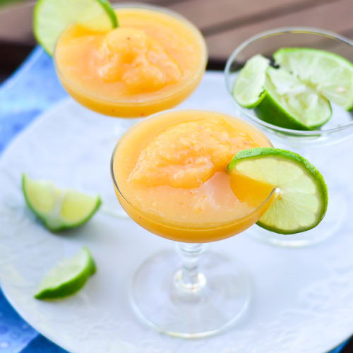 foodopia:  frozen peach margaritas: recipe here