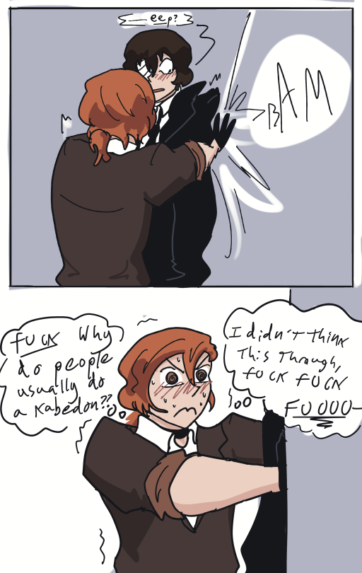 Followup To The Chuuya-doing-high-school-romance-tropes Post Where I Mentioned A Kabedon In The Tags