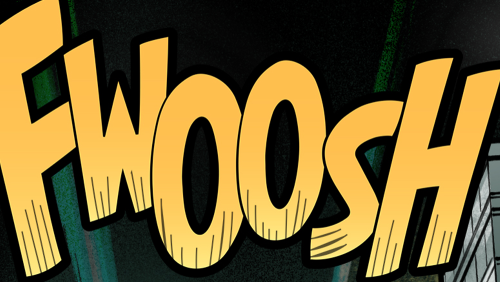 Favourite SFX I lettered for Ep. 30 of Wayne Family Adventures! Featuring Fight to the Finish f