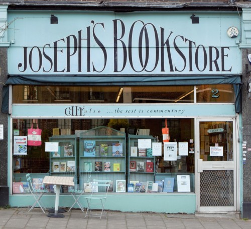 Joseph’s Bookstore, NW11. Up town to Golders Green for this treat. Possibly one of the most stylish 