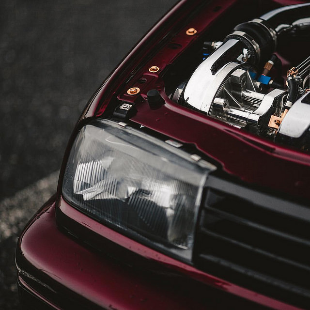 thejdmculture:  @corradosean stole the crowd again #h2oi #vr6 #coupe #jetta #burnallthemk3s