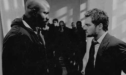 Me and you. Luke Cage and the Iron Fist. We belong out there. Together, on the front lines.