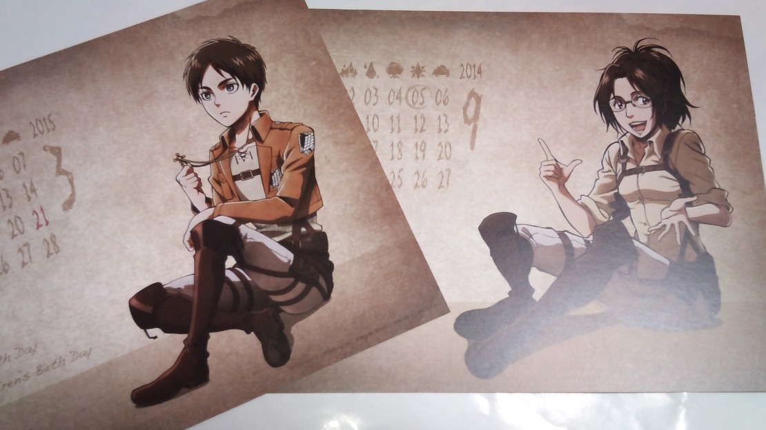leviskinnyjeans:  leviskinnyjeans  Shingeki no Kyojin School Calendar  