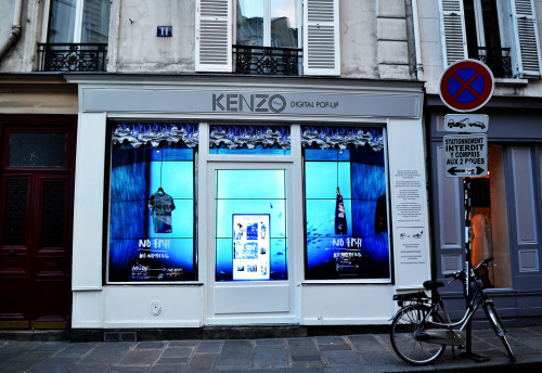 Kenzo digital pop up store, Paris