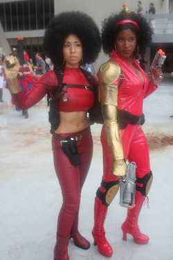 Socies:  Oldnerdybasterd:  Two Misty Knight Cosplays. Dragon*Con 2013  Oh, Yo!