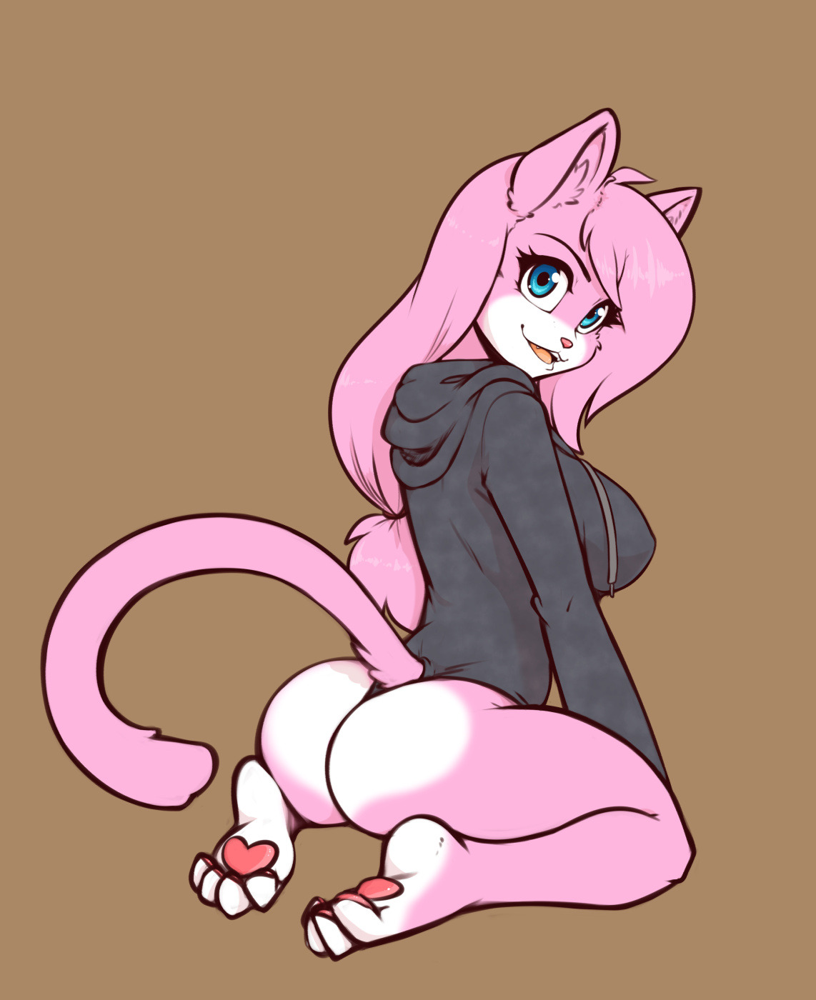 scdk-sfw:   Morning Doodle - VGCats Aeris Sweater-Leotard   I know the rule was