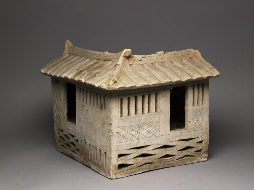 Burial model of a houseGuangdong province (place of creation)Han Dynasty (c. 206 BC - AD 220)earthen