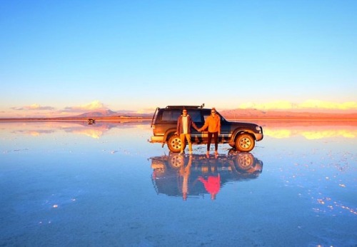 One of my favourite days on this trip so far was today - exploring the Bolivian salt flats in Salar 