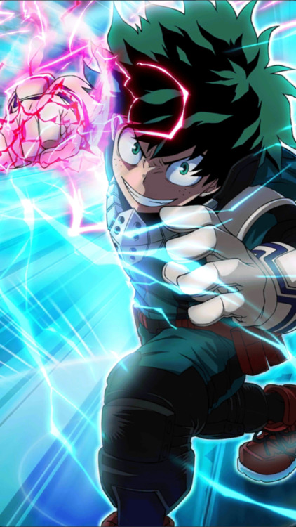 herosacademia - Midoriya Izuku in BNHA’s Smash Tap