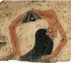 funsizeboss:The origin of yoga, an KMT ( ancient Egypt) Yoga Dancer (1292-1186 BC)