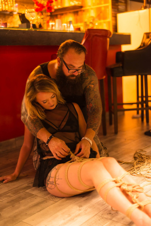 strictly-dirtyvonp:  Nice encounter with MissLeyaFetish in Ibiza @BDSM bar