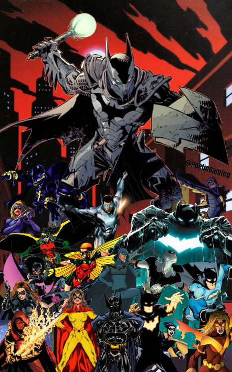 poeticgaming: The Entire Batfamily This Took Me Awhile paste these together But It was Well Worth it