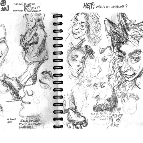 i do “comptoir sketch”. It’s like urbansketch but with beerune biére, une page en dessinant les gens