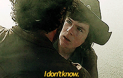 thewalkinggifs:  Too Far Gone x Infected - Possible theory of Michonne rescuing Judith.