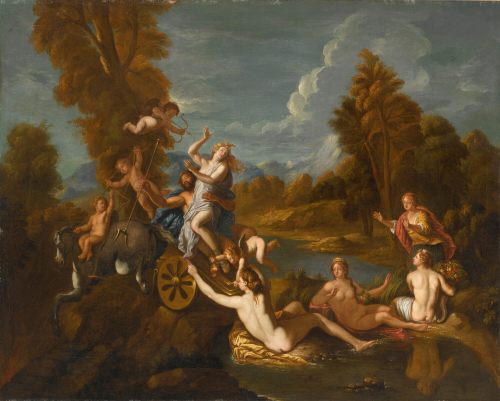 The Rest of Diana and The Abduction of Proserpine, after Charles de la Fosseoil on canvasprivate col