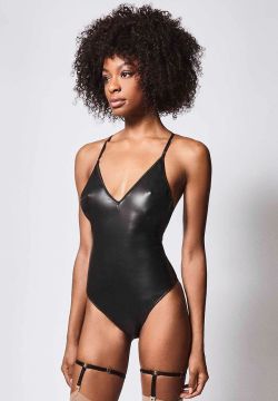 martysimone:Edge o’ Beyond | Maria - leather + mesh body