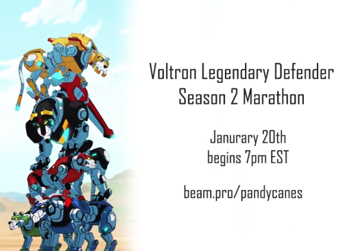 spacebrigayde: VLD Season 2 Marathon Stream Wanna hang out with some fellow Voltron fans while you w